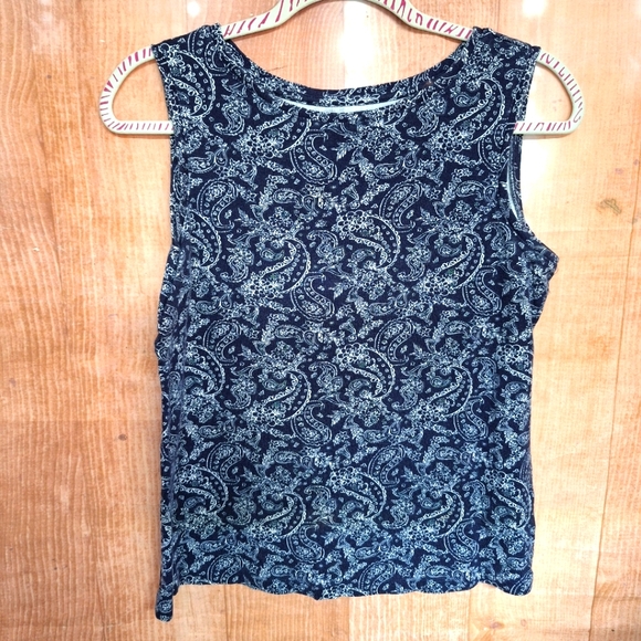 Croft and borrow size medium classic tank blue and white - Picture 1 of 3
